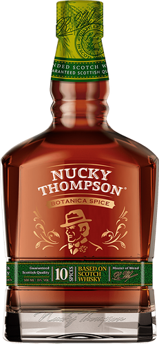 Настойка NUCKY THOMPSON Ботаника спайс на основе виски полусладкая 35%, 0.5л
