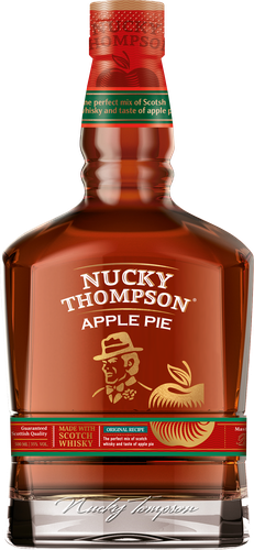 Настойка NUCKY THOMPSON Эппл пай на основе виски полусладкая 35%, 0.5л