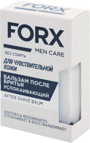Бальзам после бритья FORX Men care Sensitive skin для чувствительной кожи, 100мл, вид