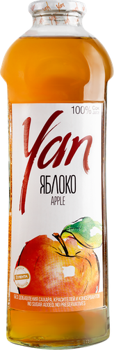 Сок YAN Яблочный восстановленный, 0.93л, детальное фото