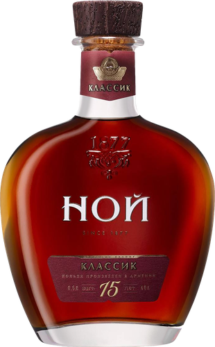 Коньяк НОЙ Классик 15 лет марочный старый КС 40%, п/у, 0.5л