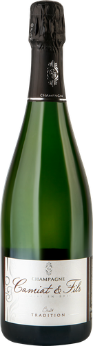 Вино игристое CHAMPAGNE CAMIAT ET FILS TRADITION выдержанное белое брют, 0.75л