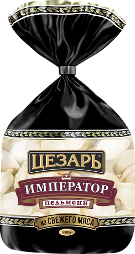 Пельмени ЦЕЗАРЬ Император, 800г, крупный план