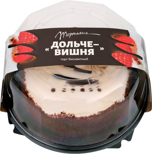Торт ТОРТЬЯНА Дольче Вишня, 650г, изображение