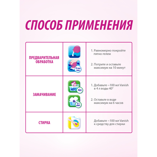 Отбеливатель жидкий VANISH White, 1л, фотография