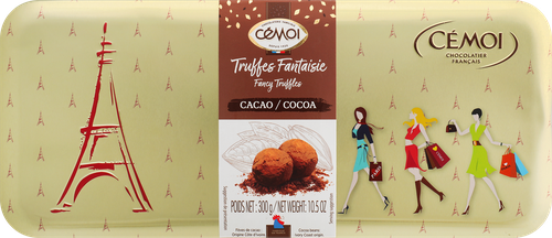 Конфеты шоколадные CEMOI Фантазия трюфели классические, 300г, фотография