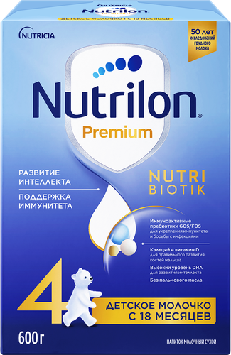 Молочко детское NUTRILON Premium 4, с 18 месяцев, 600г, изображение