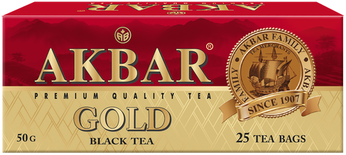 Чай черный AKBAR Gold байховый, 25пак, фотография