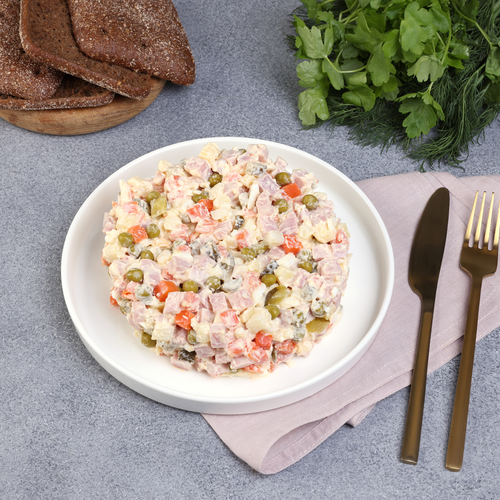 Салат Оливье классический ЛЕНТА FRESH, 200г, изображение