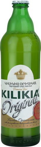 Пиво светлое KILIKIA Оригинальное фильтрованное пастеризованное 4,8%, 0.5л, фото