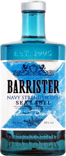 Джин BARRISTER Navy Strength дистиллированный 55%, 0.7л