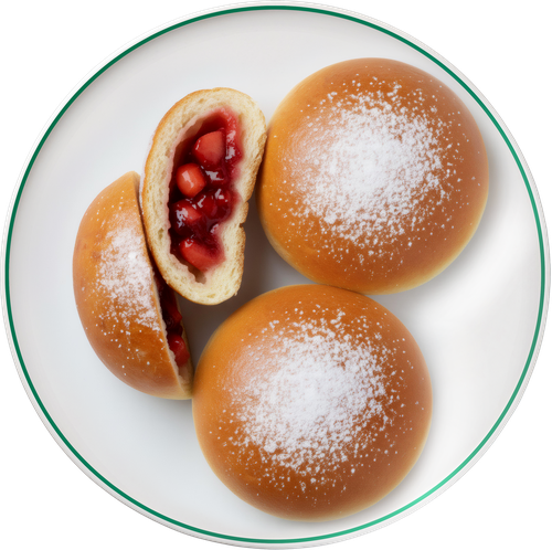 Пирожок Домашний с яблочно‑брусничной начинкой ЛЕНТА FRESH, 100г, картинка