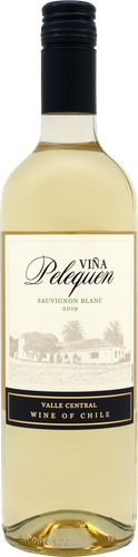 Вино VINA PELEQUEN Вина Пелекен Совиньон Блан сортовое ординарное белое сухое/полусухое, 0.75л
