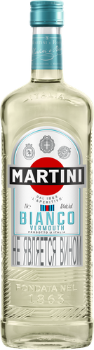 Напиток ароматизированный MARTINI Bianco белый сладкий, 1л, детальное фото