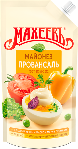 Майонез МАХЕЕВЪ Провансаль 67%, 190г, изображение