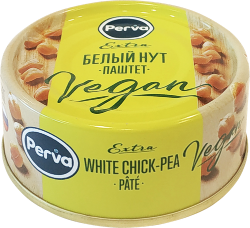 Паштет PERVA Extra Vegan, с белым нутом, 100г, картинка