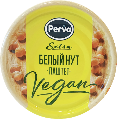 Паштет PERVA Extra Vegan, с белым нутом, 100г, фото