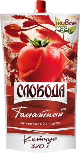 Кетчуп СЛОБОДА Томатный, 320г, картинка