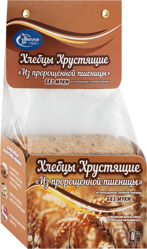Хлебцы МОНАСТЫРСКИЙ ДВОР Из пророщенной пшеницы, 250г, детальное фото
