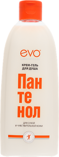 Крем-гель для душа EVO Пантенол, для сухой и чувствительной кожи, 400мл, картинка