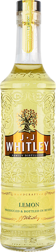 Настойка JJ WHITLEY Лимон полусладкая 40%, 0.5л
