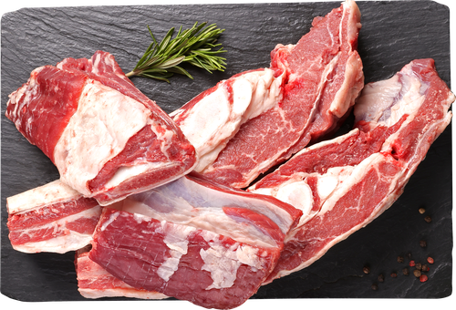 Грудинка говяжья фермерская, на кости ЛЕНТА FRESH, весовая, фотография