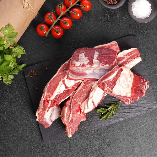 Грудинка говяжья фермерская, на кости ЛЕНТА FRESH, весовая, фотография