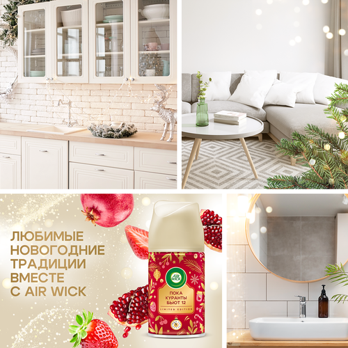 Баллон сменный для автоматического освежителя воздуха AIR WICK Freshmatic Дикий гранат, 250мл, фото