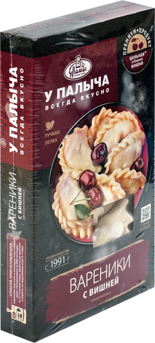 Вареники У ПАЛЫЧА с вишней, 450г, вид