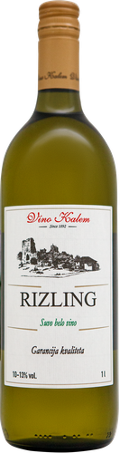 Вино VINO KALEM Рислинг ординарное белое сухое, 1л, вид