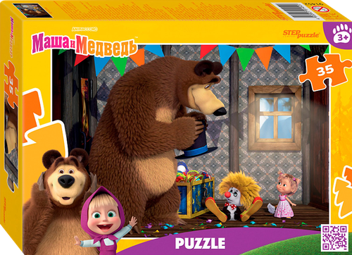 Пазл STEP PUZZLE 35 элементов, в ассортименте, крупный план