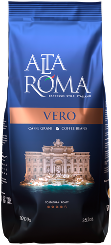 Кофе зерновой ALTA ROMA Vero, 1кг, вид