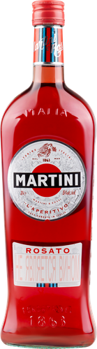 Напиток ароматизированный MARTINI Rosato розовый сладкий, 1л, детальное фото