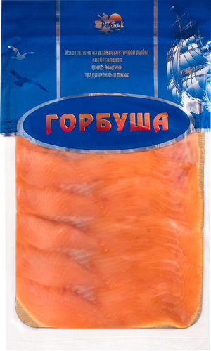 Горбуша холодного копчения РЫБНИК ломтики, 100г, фото