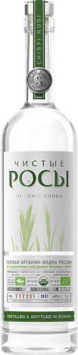 Водка ЧИСТЫЕ РОСЫ 40%, 1л, крупный план
