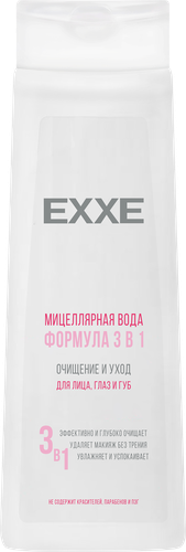 Мицеллярная вода EXXE Формула 2в1 Очищение и уход, 400мл, изображение