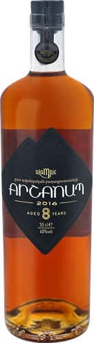 Коньяк ARCANUM Армянский марочный выдержанный КВВК 8 лет 40%, 0.5л, фото