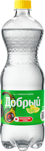 Напиток ДОБРЫЙ Лимон, лайм сильногазированный, 1л, картинка