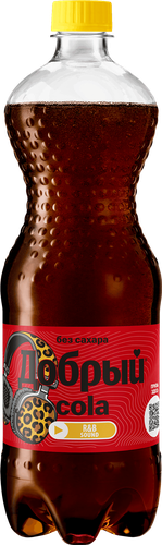 Напиток ДОБРЫЙ Cola без сахара сильногазированный, 1л, фотография