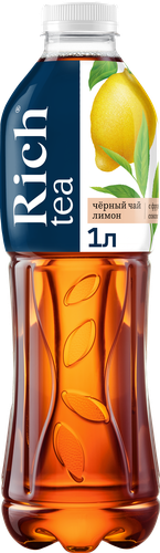 Напиток RICH Черный чай Лимон, 1л, крупный план