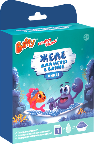 Набор для игры в ванной BAFFY Джелли Желе детское, соль детская, изображение