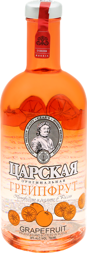 Настойка горькая ЦАРСКАЯ Czar's original Grapefruit оригинальная 38%, 0.7л, детальное фото