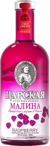 Настойка горькая ЦАРСКАЯ Czar's original Raspberry оригинальная 38%, 0.7л, фотография