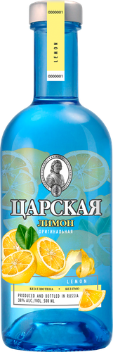 Настойка горькая ЦАРСКАЯ Лимон оригинальная 38%, 0.7л, изображение