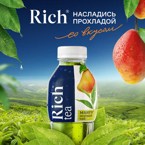 Напиток Rich Зеленый чай-Манго, 500мл, вид