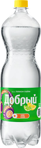 Напиток ДОБРЫЙ Лимон, лайм сильногазированный, 1.5л, фото