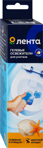Гелевый освежитель для унитаза ЛЕНТА Море, 37г, фото