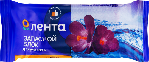Блок запасной для унитаза ЛЕНТА Цветы, 30г, детальное фото