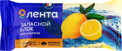 Блок запасной для унитаза ЛЕНТА Лимон, 30г, детальное фото