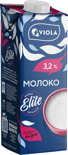 Молоко VIOLA UHT 3,2%, без змж, 1000г, вид
